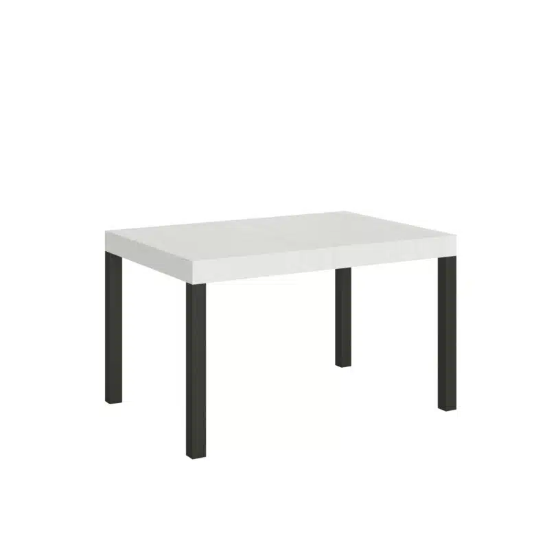 Tavolo allungabile 140/400x90 cm Everyday bianco frassino gambe antracite - foto 1