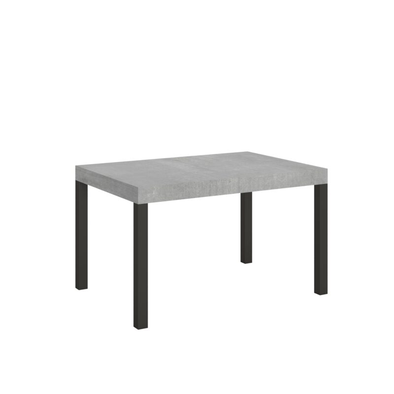Tavolo allungabile 140/400x90 cm Everyday cemento gambe antracite