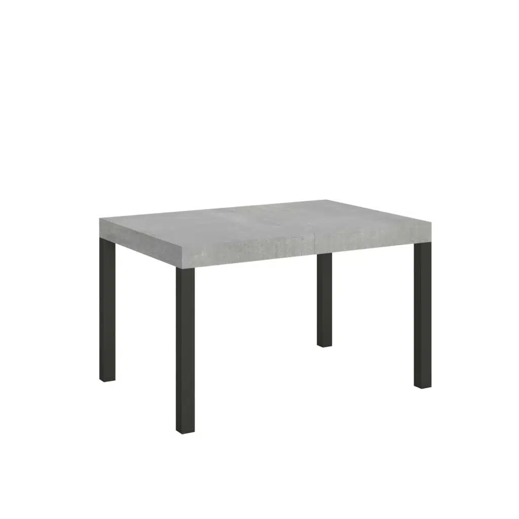 Tavolo allungabile 140/224x80cm Everyday cemento gambe antracite - foto 1