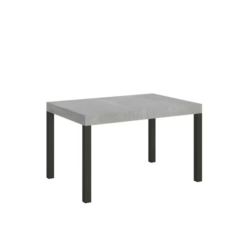 Tavolo allungabile 140/224x80cm Everyday cemento gambe antracite - foto 1