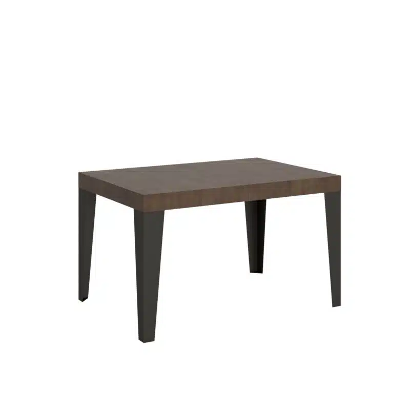 Tavolo allungabile 130/234x90 cm Flame noce gambe antracite