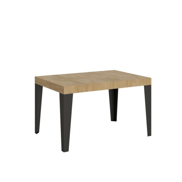 Tavolo allungabile 140/224x80cm Flame quercia natura gambe antracite