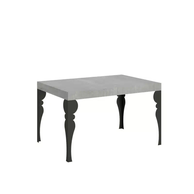 Tavolo allungabile 130/234x90 cm Paxon cemento gambe antracite - foto 1