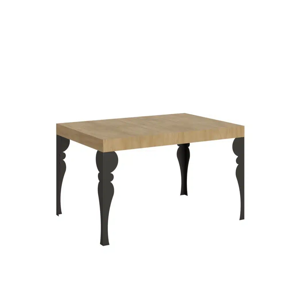 Tavolo allungabile 120/224x90 cm Paxon quercia natura gambe antracite - foto 1