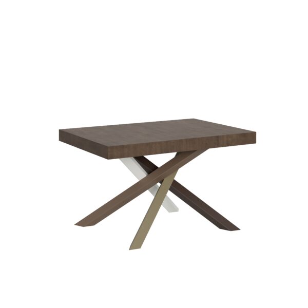 Tavolo allungabile 120/224x90 cm Volantis noce gambe multicolore 4/C