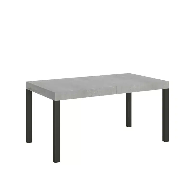 Tavolo allungabile 160/264x90 cm Everyday cemento gambe antracite - foto 1