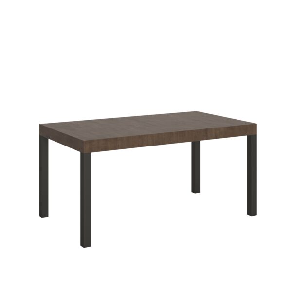 Tavolo allungabile 160/244x80 cm Everyday noce gambe antracite