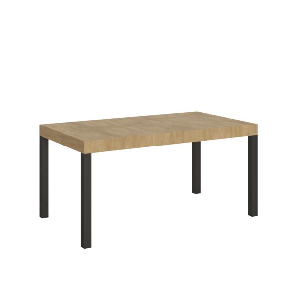 Tavolo allungabile 160/244x80 cm Everyday quercia natura gambe antracite