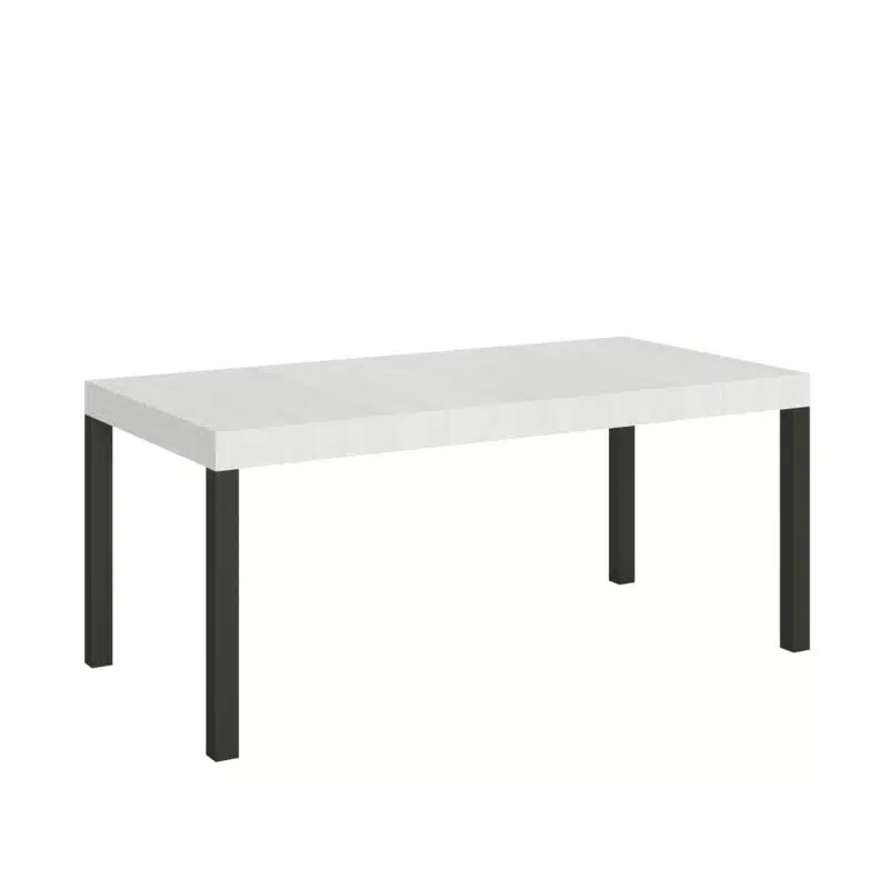 Tavolo allungabile 180/284x90 cm Everyday bianco frassino gambe antracite - foto 1
