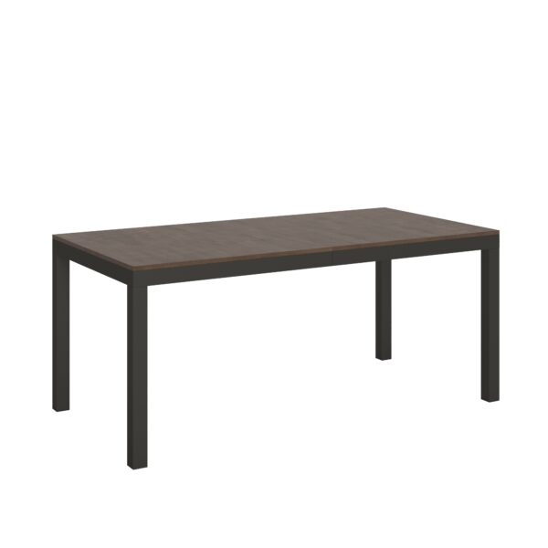 Tavolo allungabile 180/284x90 cm Everyday Evolution noce telaio e gambe antracite