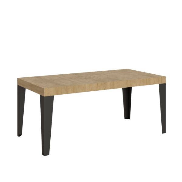 Tavolo allungabile 180/284x90 cm Flame quercia natura gambe antracite