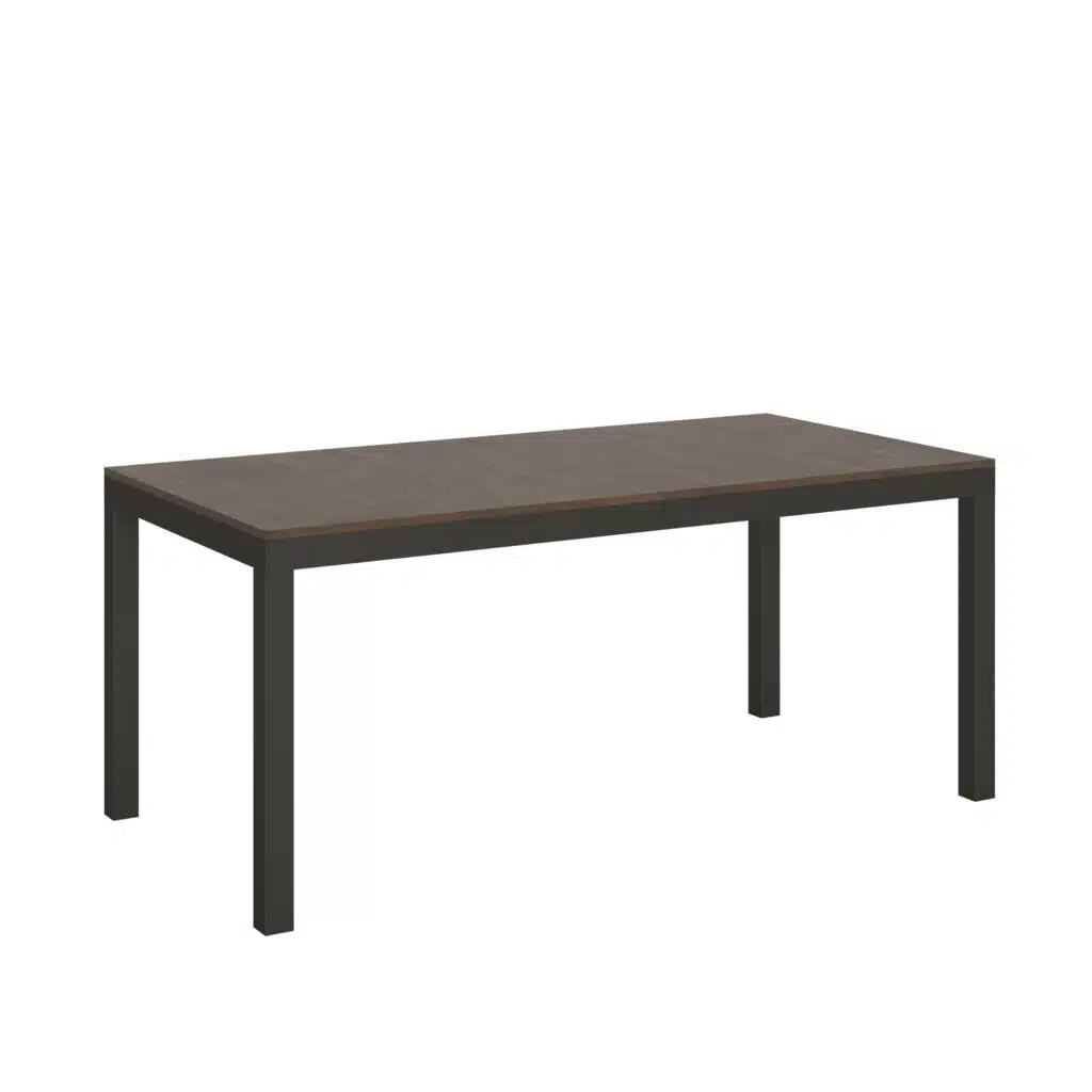 Tavolo allungabile 180/440x90 cm Everyday Evolution noce telaio e gambe antracite - foto 1