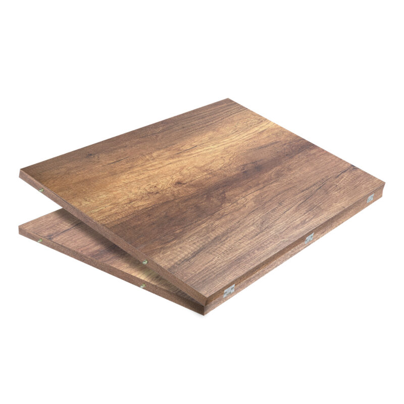 Consolle allungabile 90x49/307 cm Extra noce allunghe interne - immagine 6