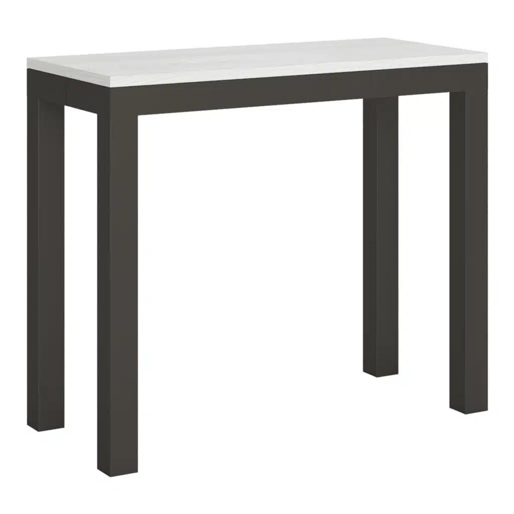 Consolle allungabile 90x40/196 cm Everyday Small Evolution bianco frassino - foto 1