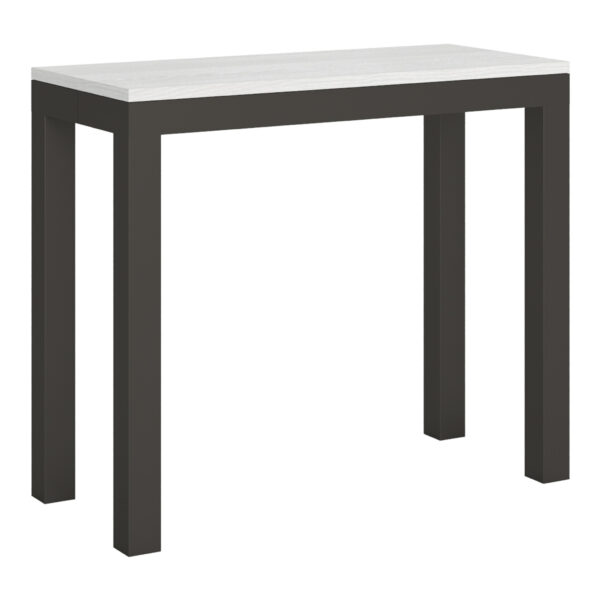 Consolle allungabile 90x40/196 cm Everyday Small Evolution bianco frassino
