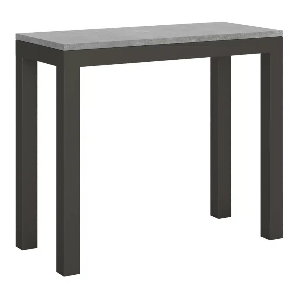 Consolle allungabile 90x40/196 cm Everyday Small Evolution cemento - foto 1