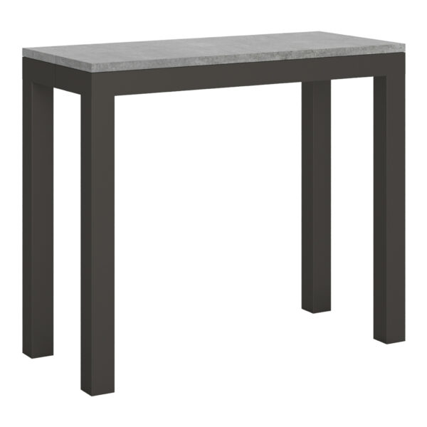 Consolle allungabile 90x40/196 cm Everyday Small Evolution cemento