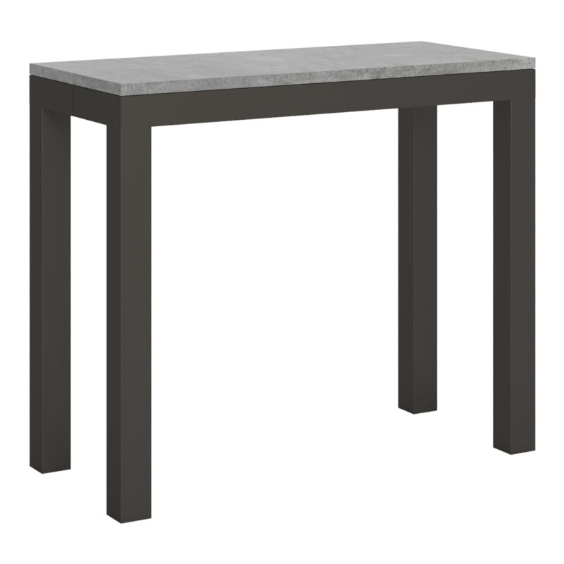 Consolle allungabile 90x40/196 cm Everyday Small Evolution cemento