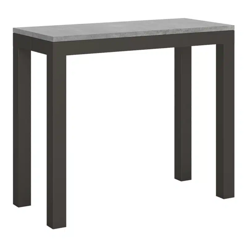 Consolle allungabile 90x40/196 cm Everyday Small Evolution cemento - foto 1
