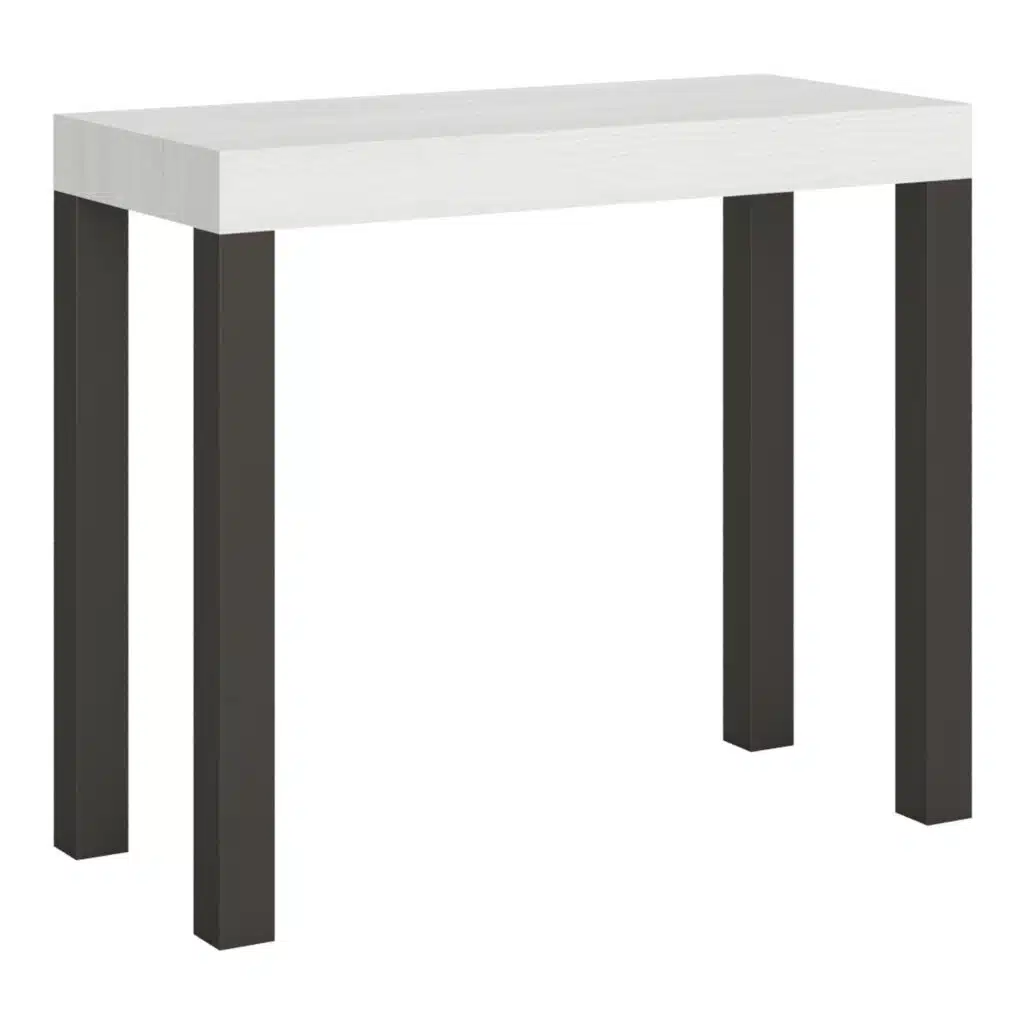 Consolle allungabile 90x40/196 cm Everyday Small bianco frassino - foto 1