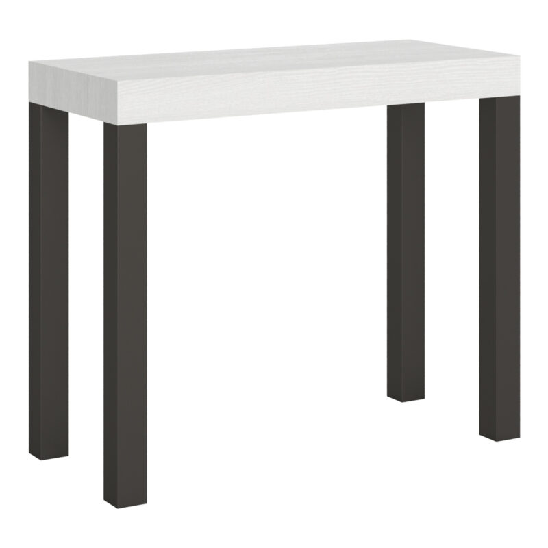 Consolle allungabile 90x40/196 cm Everyday Small bianco frassino