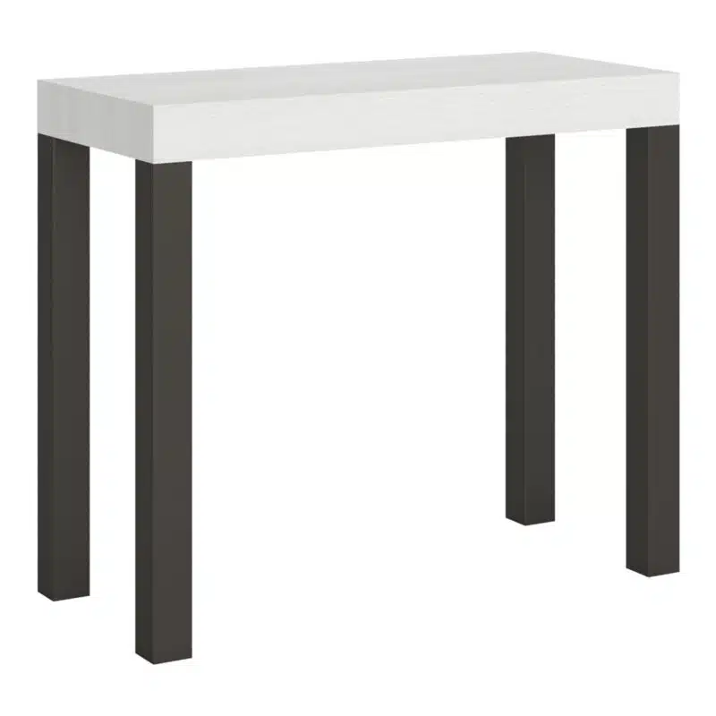 Consolle allungabile 90x40/196 cm Everyday Small bianco frassino - foto 1