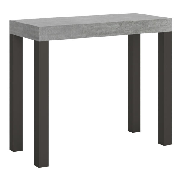 Consolle allungabile 90x40/196 cm Everyday Small cemento