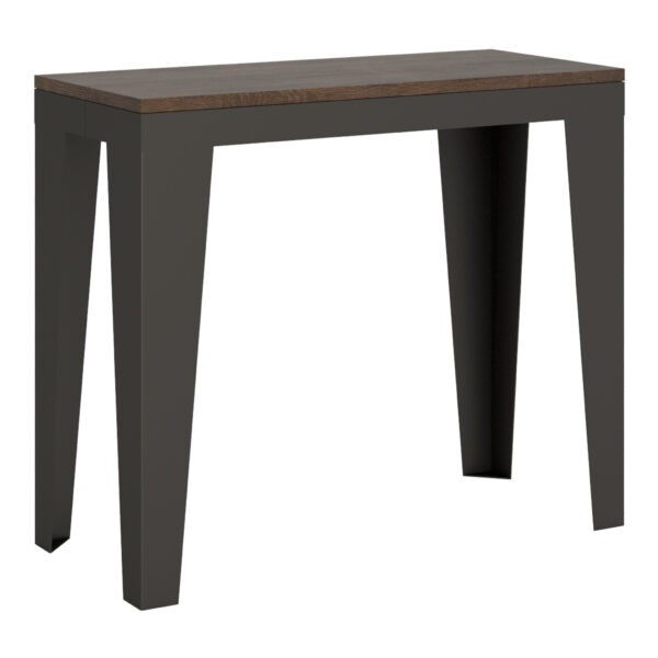 Consolle allungabile 90x40/196 cm Flame Small Evolution noce