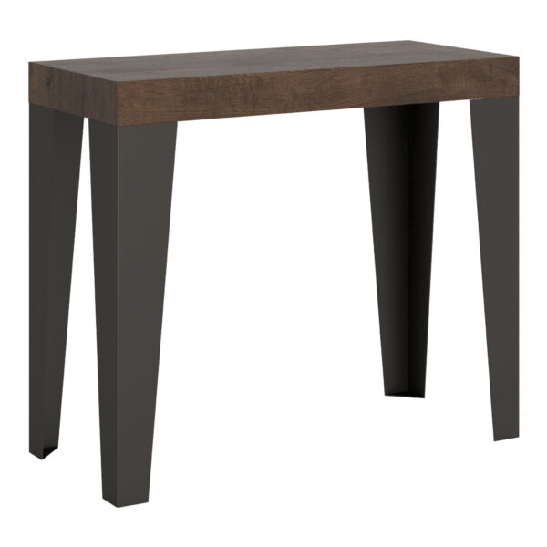 Consolle allungabile 90x40/196 cm Flame Small noce