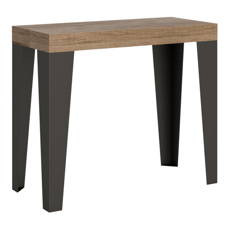 Consolle allungabile 90x40/196 cm Flame Small quercia natura