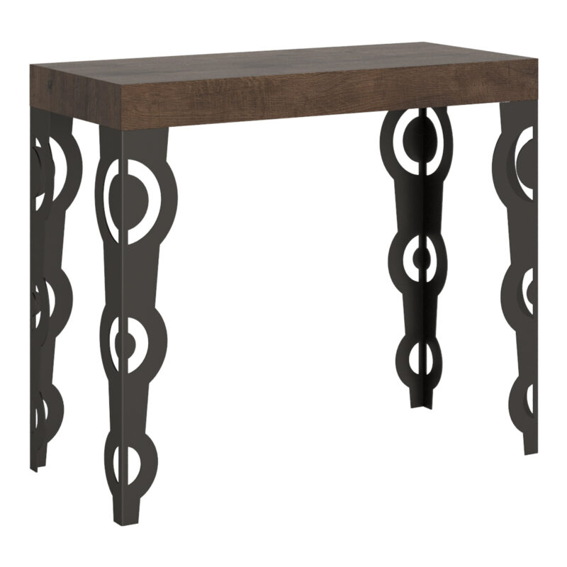 Consolle allungabile 90x40/196 cm Karamay Small noce