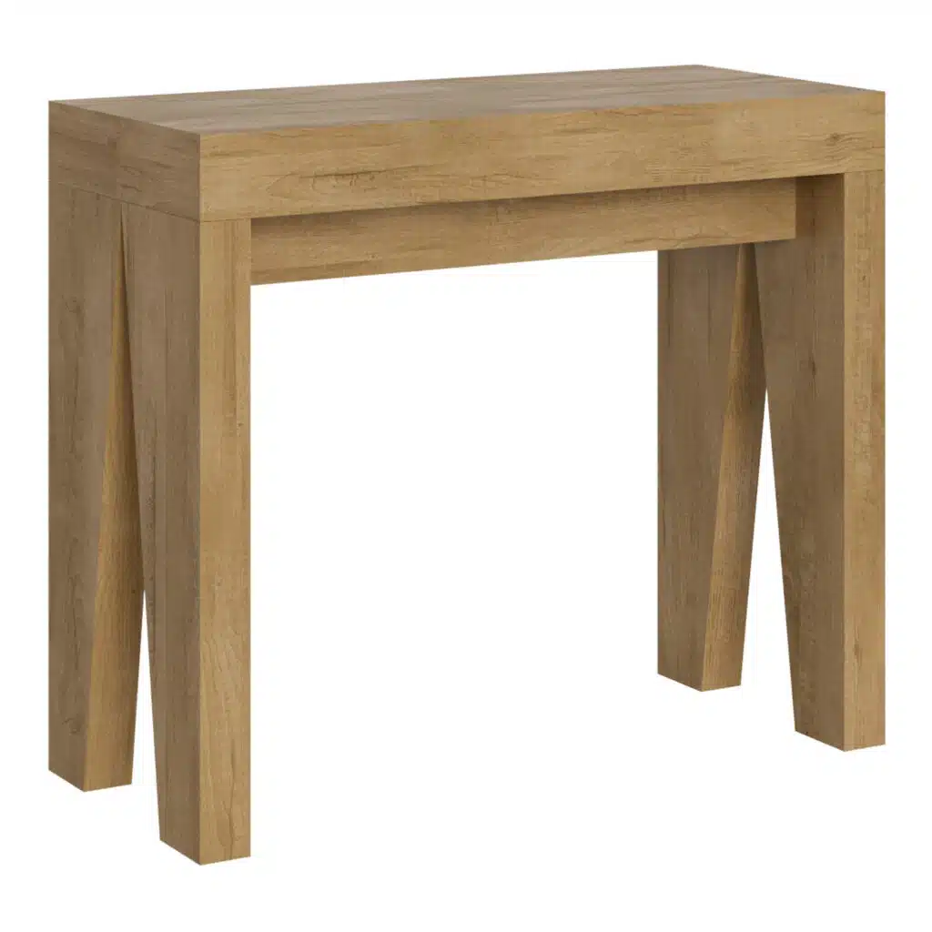 Consolle allungabile 90x40/196 cm Naxy Small quercia natura - foto 1
