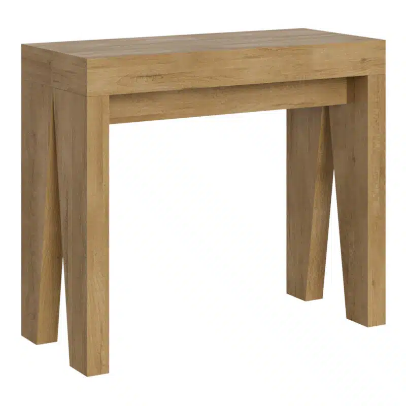 Consolle allungabile 90x40/196 cm Naxy Small quercia natura - foto 1