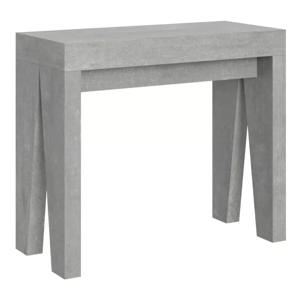 Consolle allungabile 90x40/300 cm Naxy cemento - foto 1