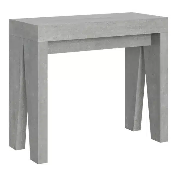 Consolle allungabile 90x40/300 cm Naxy cemento