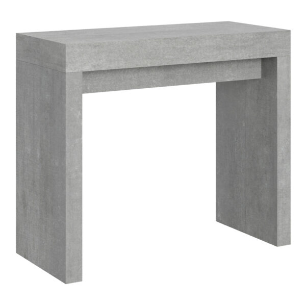 Consolle allungabile 90x40/196 cm Roxell Small cemento