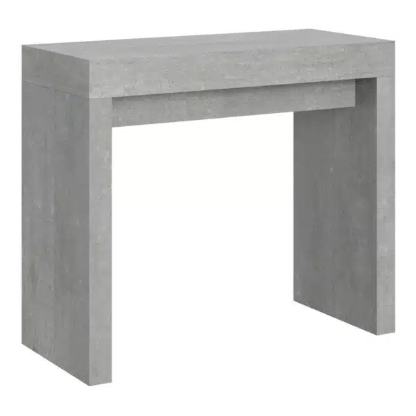 Consolle allungabile 90x40/196 cm Roxell Small cemento