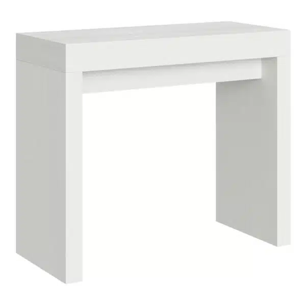 Consolle allungabile 90x40/300 cm Roxell bianco frassino