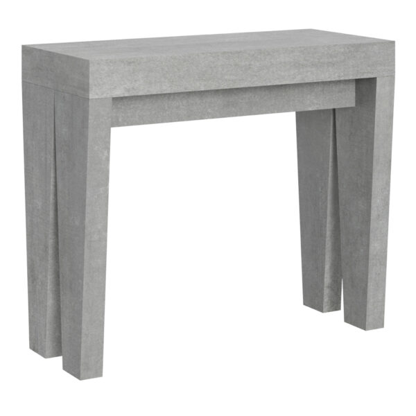 Consolle allungabile 90x40/196 cm Spimbo Small cemento