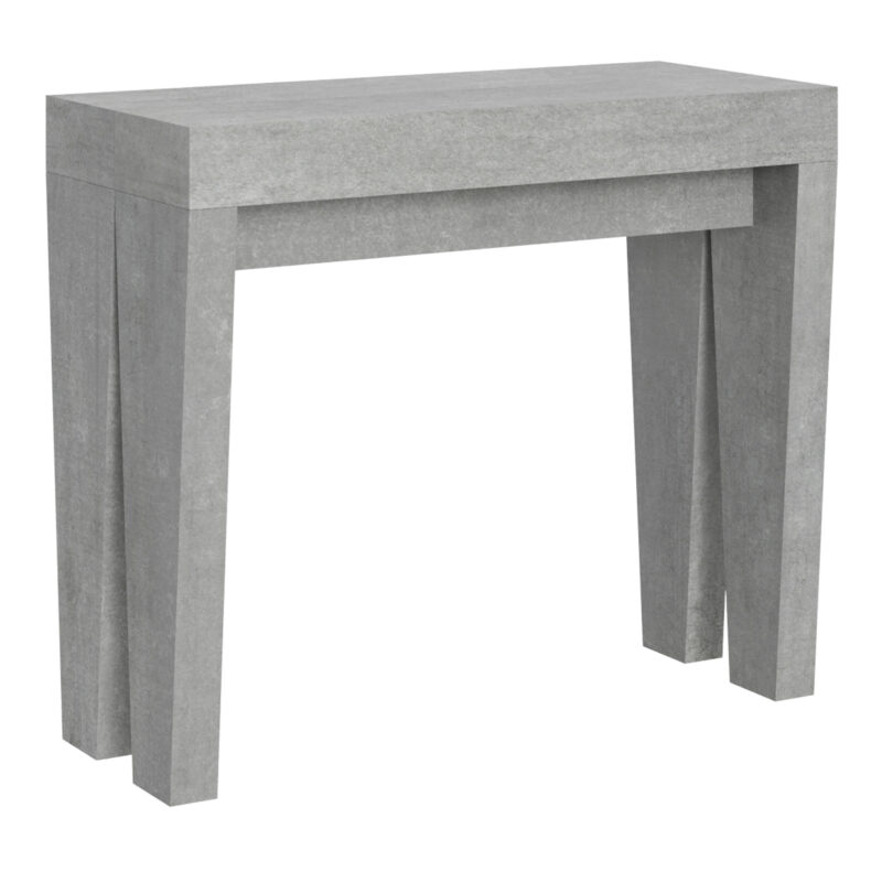 Consolle allungabile 90x40/196 cm Spimbo Small cemento