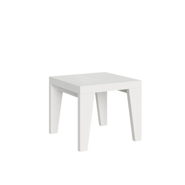 Tavolo allungabile 90/246x90 cm Naxy bianco frassino