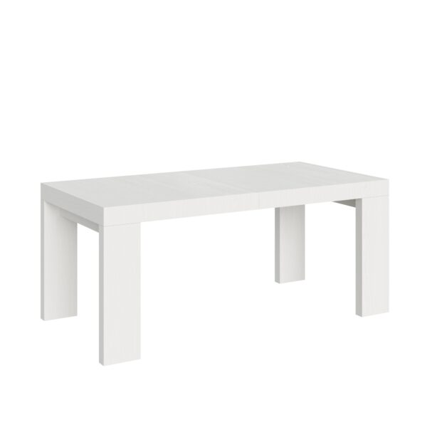 Tavolo allungabile 200/304x90 cm Roxell bianco frassino