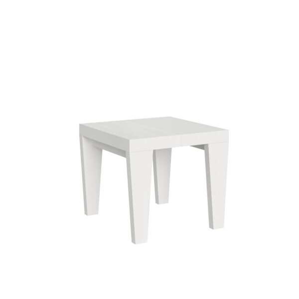 Tavolo allungabile 90/246x90 cm Spimbo bianco frassino