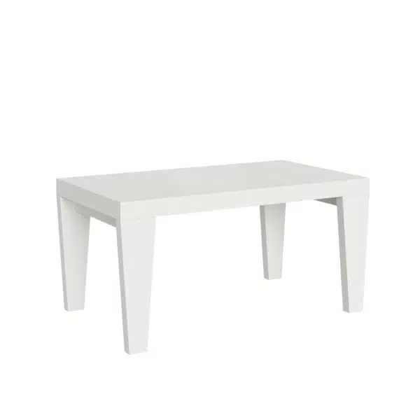 Tavolo allungabile 160/264x90 cm Spimbo bianco frassino