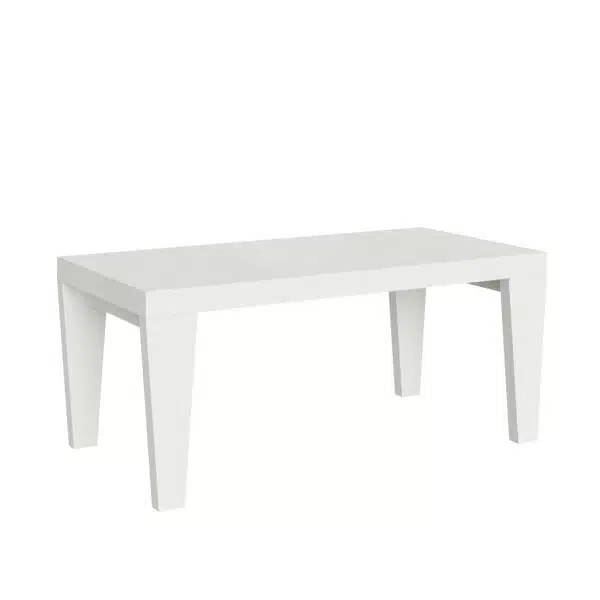Tavolo allungabile 200/304x90 cm Spimbo bianco frassino