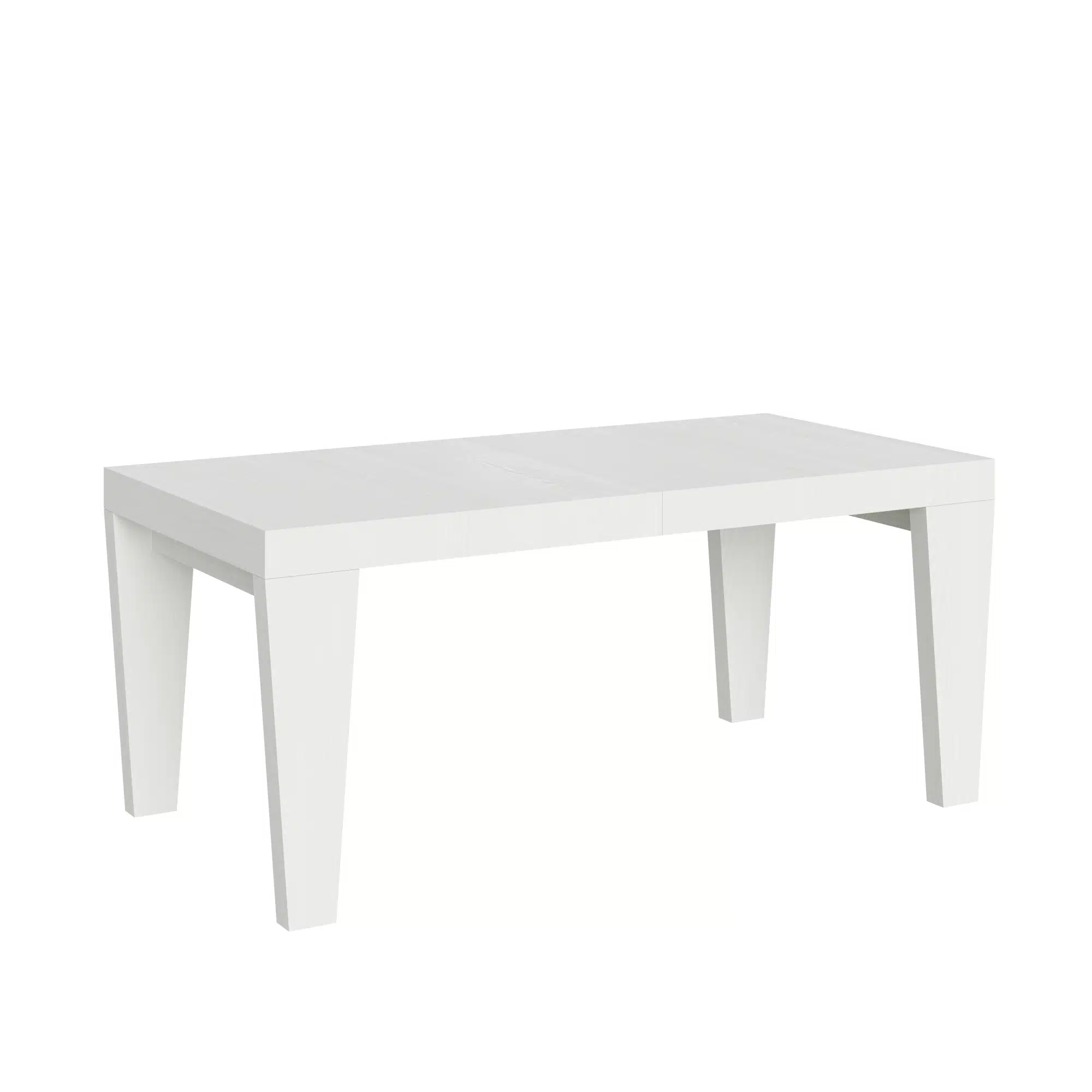 Tavolo allungabile 200/304x90 cm Spimbo bianco frassino