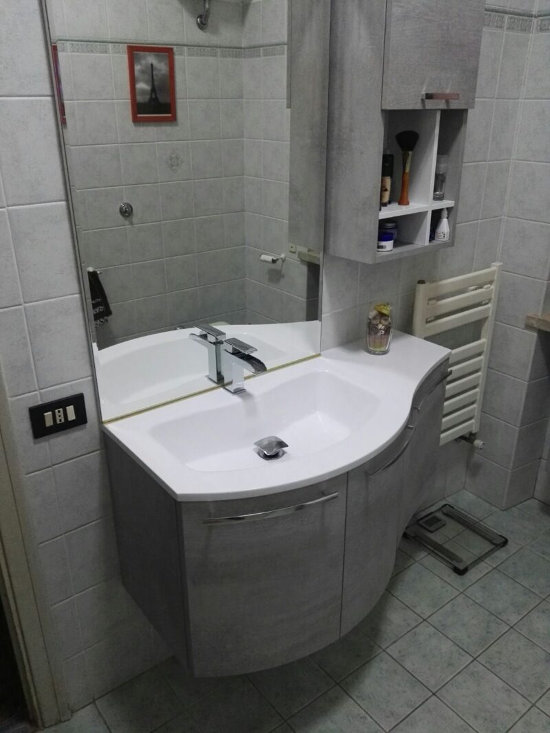 Mobile Bagno Curvo di Design Soul W707 | ARCOM   L.106 CM - immagine 5