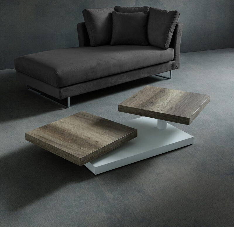 Tavolino Cecilia con piani girevoli - Design  | La Primavera