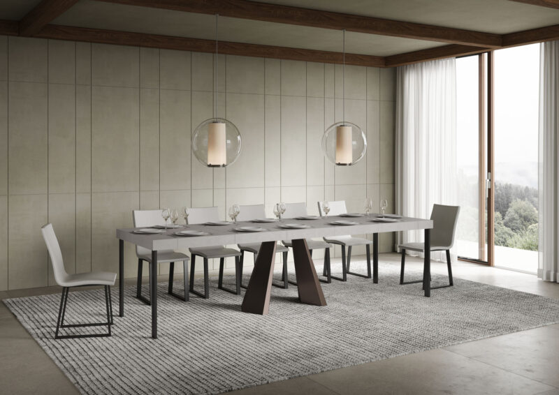 Consolle allungabile 90x40/300 cm Diamante Premium cashmere - immagine 4