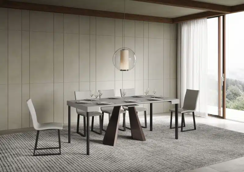 Consolle allungabile 90x40/196 cm Diamante Small cashmere - foto 3